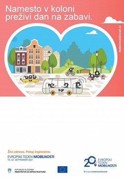 Evropski teden mobilnosti 2021 - Namesto v koloni preživi dan na zabavi